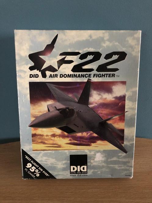 F22 air dominance fighter - pc big box, Games en Spelcomputers, Games | Pc, Zo goed als nieuw, Simulatie, 1 speler, Vanaf 3 jaar