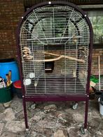Papegaaien kooi hok vogelkooi parkietenkooi, Animaux & Accessoires, Oiseaux | Cages & Volières, Enlèvement, Utilisé, Métal, Cage à oiseaux