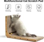 Griffoir pour chat en forme de L 68cm LIVRAISON GRATUITE, Animaux & Accessoires, Envoi, Neuf, Griffoir