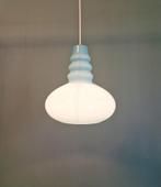 Space Age hanglamp in blauwe opaline, Peill & Putzler, 1970, Ophalen of Verzenden