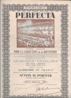 Perfecta - 1947, 1920 tot 1950, Ophalen of Verzenden, Aandeel