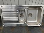 Spoelbak inox, Bricolage & Construction, Sanitaire, Enlèvement, Comme neuf, Inox, Lavabo