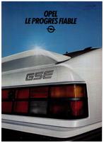 Opel-reeks +/- 1980 Senator, Monza, Commodore, Manta, Rekord, Gelezen, Folder, Verzenden, Collectif