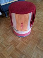 Pouf en tissu., Enlèvement, Utilisé, Rond, Tissus