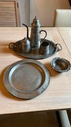 Tinnen koffie stel, Antiek en Kunst, Antiek | Tin, Ophalen