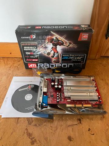 Connect3D ATI Radeon 9550 256MB AGP-videokaart beschikbaar voor biedingen