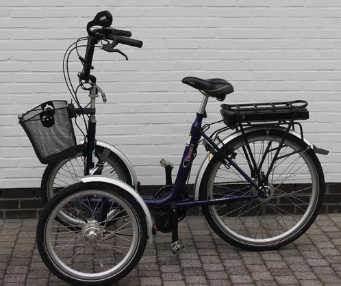 Electrische Driewieler volwassenen twee wielen vooraan, Fietsen en Brommers, Fietsen | Driewielfietsen, Gebruikt, Ophalen