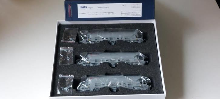 SNCB/NMBS VAN BIERVLIET EN TADS B-ERSA HO*DC VB-83007, Hobby en Vrije tijd, Modeltreinen | H0, Zo goed als nieuw, Treinset, Gelijkstroom