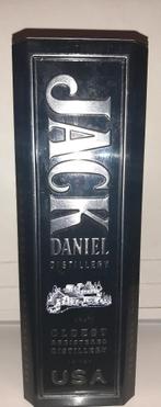 Jack Daniel's boite métallique noire whisky de collection, Collections, Enlèvement ou Envoi, Comme neuf, Autre, Autres marques