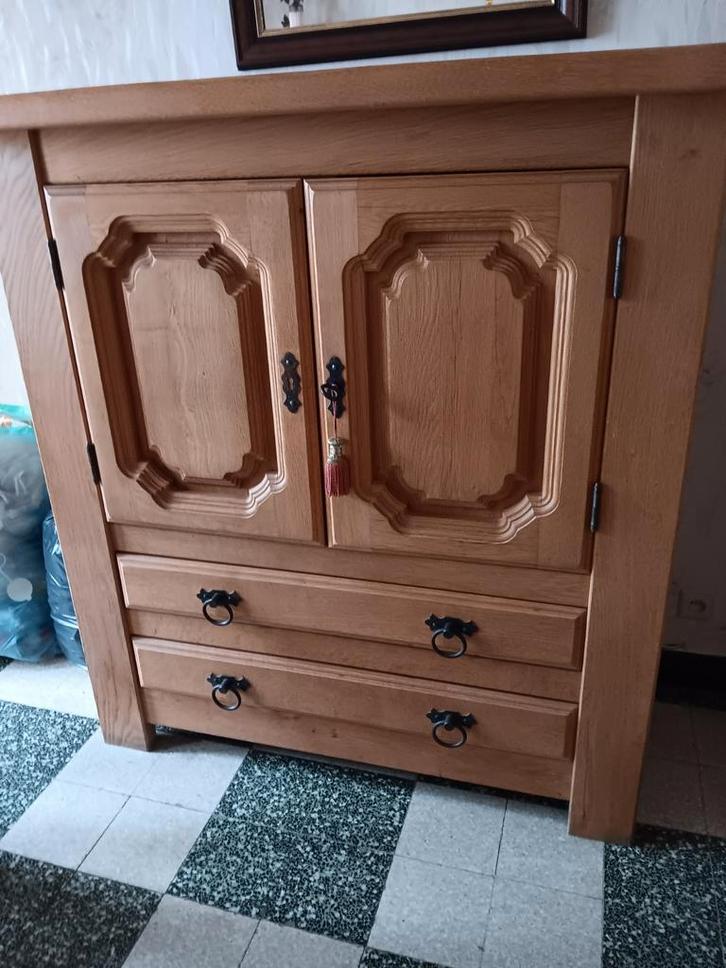 Eiken eetplaats, Huis en Inrichting, Complete eetkamers, Ophalen