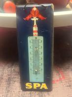 Kleine thermometer spa blik oud 13,5 cm op 5,5 cm, Utilisé, Enlèvement ou Envoi, Panneau publicitaire