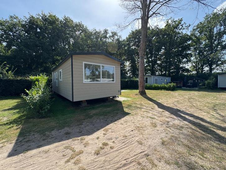 Nieuwe chalets op bos-camping bij Essen, Caravanes & Camping, Caravanes résidentielles, jusqu'à 4, Enlèvement ou Envoi