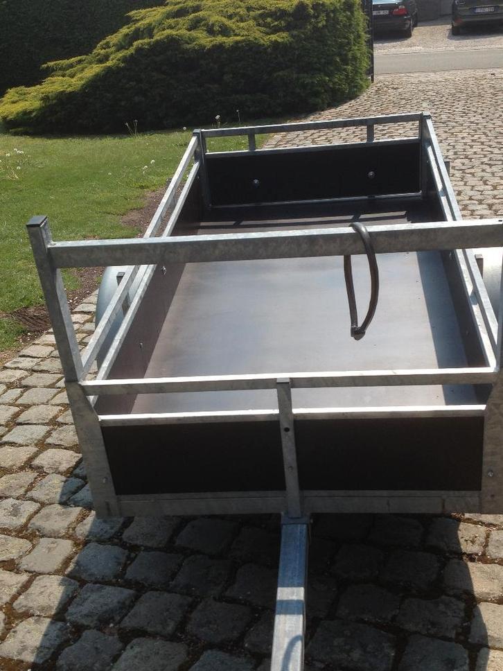 Remorque 200x100 cm à essieu simple 750 kg, Autos : Divers, Remorques, Comme neuf, Enlèvement