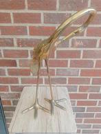 Bronzen, koperen kraanvogel., Ophalen