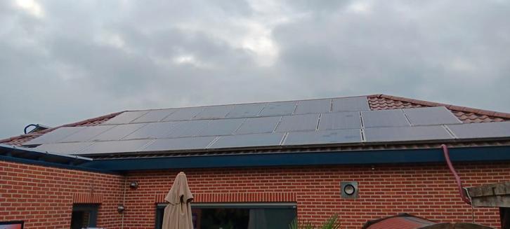 20 ZONNEPANELEN LUXRA MET OMVORMER GROWATT 3600W, Doe-het-zelf en Bouw, Zonnepanelen en Toebehoren, Gebruikt, Compleet systeem