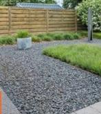 zwarte kiezelstenen, Tuin en Terras, Ophalen, Zo goed als nieuw, Zwart