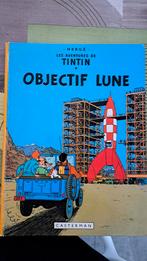 Kuifje - Lens naar de maan door HERGÉ 1953, Ophalen of Verzenden, Kuifje, Gebruikt