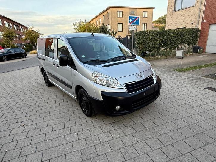 Peugeot Expert Dubbel Cabine 6plaats 2.0HDI Airco Navi, Auto's, Bestelwagens en Lichte vracht, Particulier, ABS, Airbags, Airconditioning
