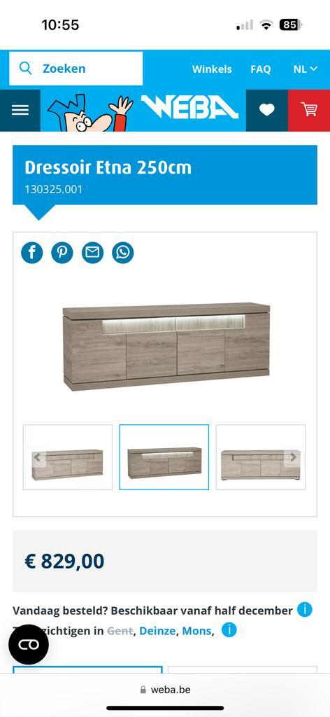Weba etna dressoir - goede staat, Huis en Inrichting, Kasten | Dressoirs, Zo goed als nieuw, Ophalen