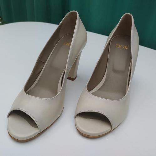 peeptoe - trouwschoenen - sandalen - pump NOË (maat 38), Kleding | Dames, Schoenen, Nieuw, Sandalen of Muiltjes, Wit, Ophalen