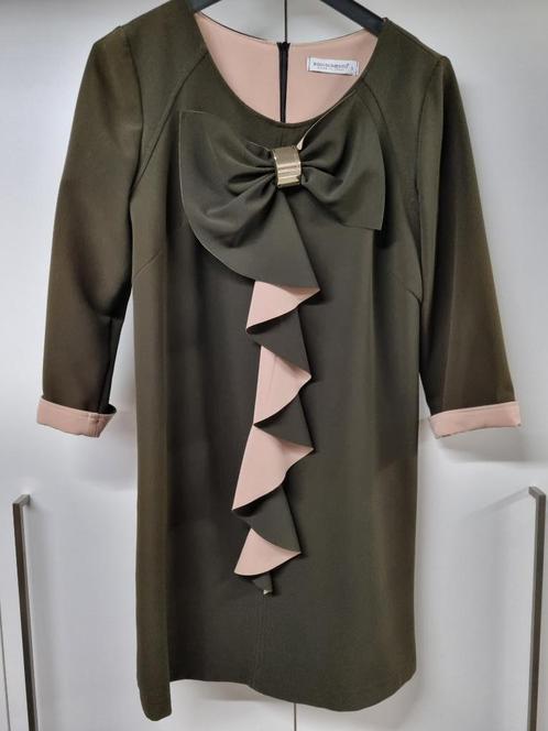 Bruine jurk - Rinascimento - maat L, Kleding | Dames, Jurken, Gedragen, Maat 42/44 (L), Bruin, Boven de knie, Ophalen of Verzenden