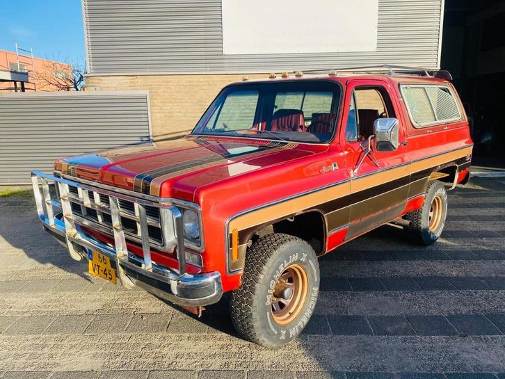 GMC JIMMY 1978 opknapper, Auto's, GMC, Te koop, Metaalkleur, Benzine, SUV of Terreinwagen, 2 deurs, Automaat, Rood, Gebruikt