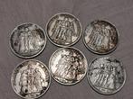 5 Francs 1849-1875(6piece)Silver ,Hercoules group