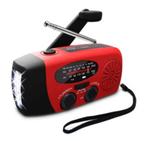 Draagbare FM / AM noodradio op zonne energie met zaklamp, Audio, Tv en Foto, Radio's, Ophalen of Verzenden, Nieuw, Radio