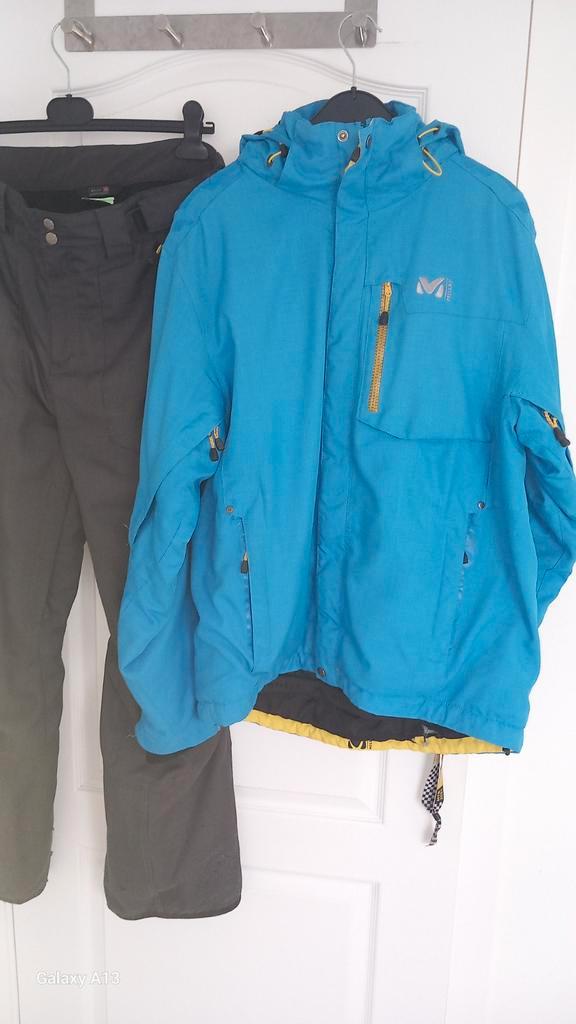 Millet skijas en broek maat L, Sport en Fitness, Skiën en Langlaufen, Gebruikt, Kleding, Ski, Overige merken, Ophalen