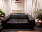 Natuzzi zwarte zitbank sofa 3zit te koop!, Trois personnes, Banc droit, Enlèvement, Utilisé