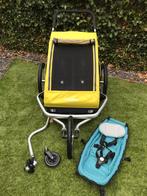 Croozer kid for 2 fietskar en hangmatje, Fietsen en Brommers, Ophalen, Opvouwbaar, Croozer, Zo goed als nieuw