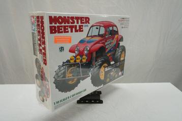 Nouveau en aluminium Tamiya 47419 Monster Beetle 2015 Black, Neuf, Échelle 1:10, Voiture off road, Électro