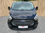 Ford Transit CUSTOM L2H1 DUBBELE CABINE !!, Auto's, Zwart, 130 pk, Te koop, 173 g/km