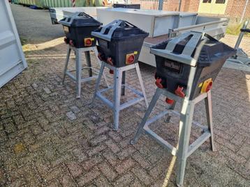 Bouwstroomkasten– 3 stuks – gekeurd en gebruiksklaar beschikbaar voor biedingen