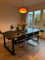 Zwarte eettafel Ikea (Tranebo), Enlèvement, Rectangulaire, 200 cm ou plus, Cinq personnes ou plus