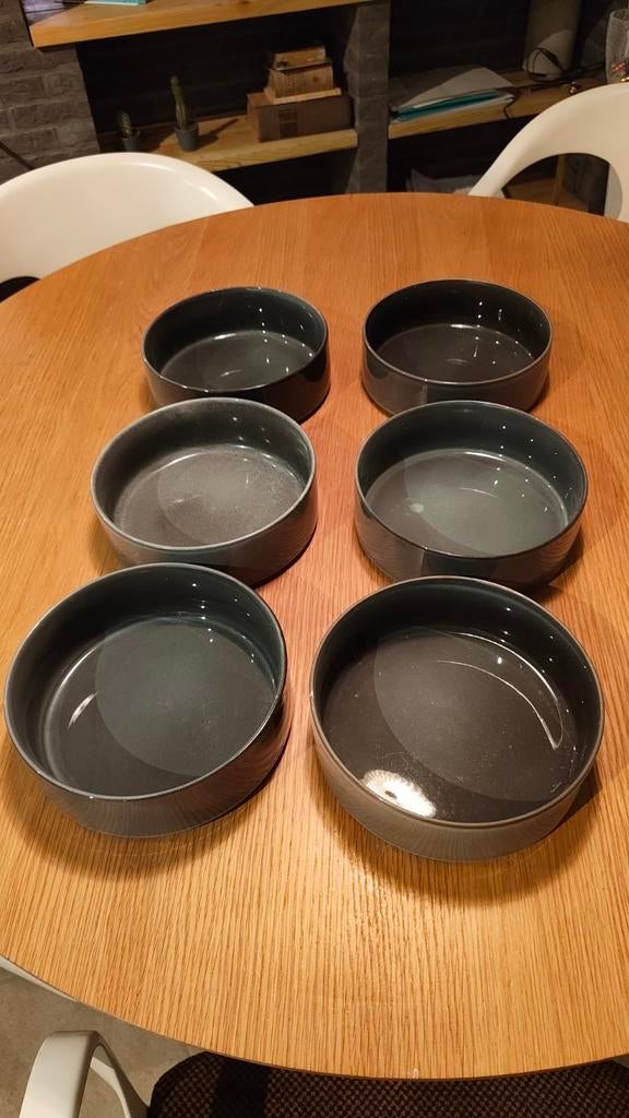 6 diepe borden, Ophalen