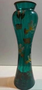 Vase vert, Huis en Inrichting, Woonaccessoires | Vazen, Ophalen, Gebruikt, Groen, 50 tot 75 cm