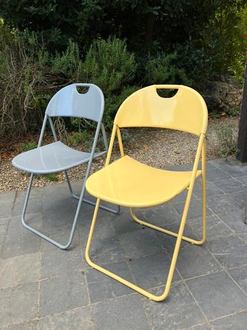 Vintage IKEA klapstoel - Niels Gammelgaard (2 stuks), Enlèvement, Métal