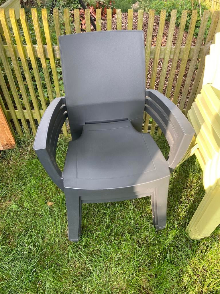 Tuinstoelen (3 stuks), Enlèvement, Utilisé, Plastique, Empilable