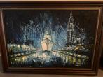 Antwerpse haven. Schilderij, Antiek en Kunst, Kunst | Schilderijen | Klassiek, Ophalen