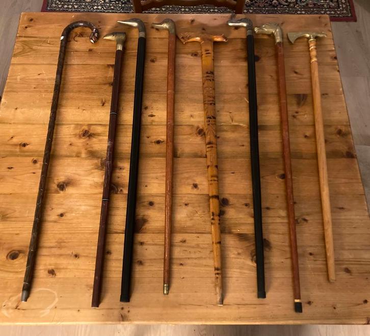 Verzameling wandelstokken (met dubbele funtie), Collections, Collections complètes & Collections, Enlèvement