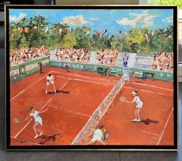 Albert RIGAUX,  dubbelspel op Roland Garros beschikbaar voor biedingen