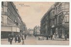 Mons rue de la Station (très animée) - 1911, Henegouwen, Gelopen, Voor 1920, Verzenden