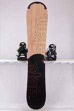 155 snowboard ELAN EXPLORE R, black/wood, woodcore, Sport en Fitness, Verzenden, Gebruikt, Bindingen