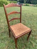 1 chaise bois et osier/paille, Comme neuf, Brun, Enlèvement, Une