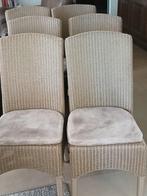 Mooie set eetkamerstoelen, Huis en Inrichting, Ophalen, Gebruikt, Riet of Rotan, Grijs