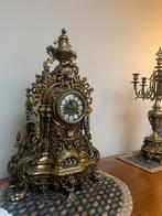 Antieke klok met 2 balgen, Antiek en Kunst, Antiek | Klokken, Ophalen of Verzenden