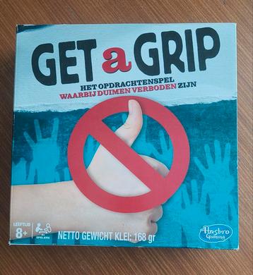 Get A Grip / No Thumbs challenge / Gezelschapsspel (Hasbro) beschikbaar voor biedingen