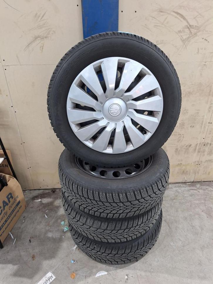 Skoda Scala Winterset 16 Inch Staal, Autos : Pièces & Accessoires, Pneus & Jantes, Pneus et Jantes, Pneus hiver, 16 pouces, 195 mm