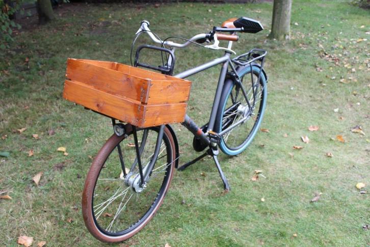Bakfiets heren Batavus, Fietsen en Brommers, Fietsen | Bakfietsen, Gebruikt, Overige merken, Goederen, Ophalen of Verzenden
